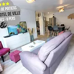 Beau-jean, Un Cocon Sympa 5 Min A Pied Du Centre-ville, Parking Prive, A 10 Min Du Chu Lägenhet Poitiers
