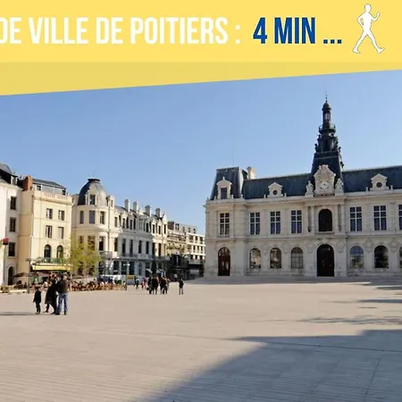 Apartamento Beau-jean, Un Cocon Sympa 5 Min A Pied Du Centre-ville, Parking Prive, A 10 Min Du Chu Poitiers