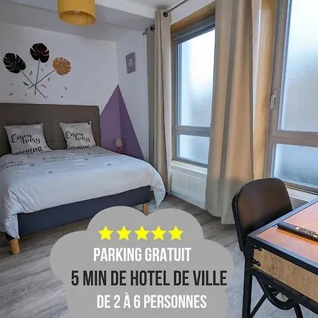 Beau-jean, Un Cocon Sympa 5 Min A Pied Du Centre-ville, Parking Prive, A 10 Min Du Chu Apartamento *