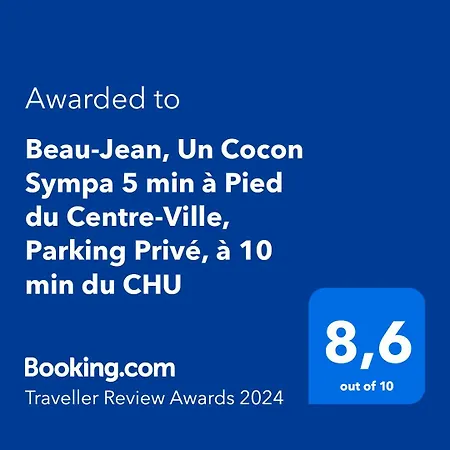 Apartamento Beau-jean, Un Cocon Sympa 5 Min A Pied Du Centre-ville, Parking Prive, A 10 Min Du Chu Poitiers