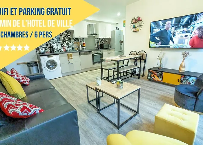 Beau-jean, Un Cocon Sympa 5 Min à Pied Du Centre-ville, Parking Privé, à 10 Min Du Chu Apartamento *